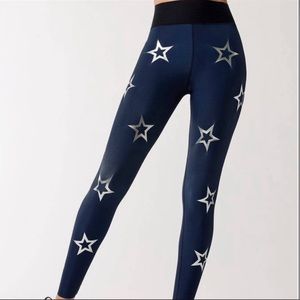 Ultracor legging navy with silver stars size large